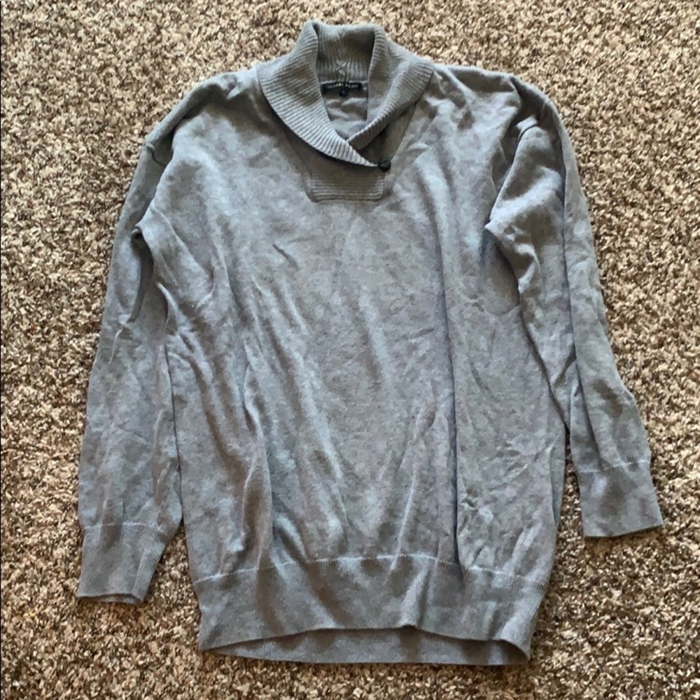 Grey collared sweater
